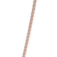 Cord chain 1.2 rose gold plated