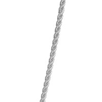 Cord chain 1.2 rhodium-plated
