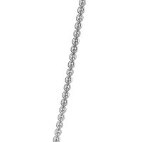 Round anchor chain 2.2 rhodium-plated