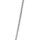 Round anchor chain 2.2 rhodium-plated
