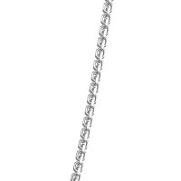 Anchor chain 2.0 rhodium-plated 45cm
