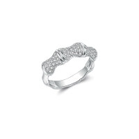 White Bamboo Ring