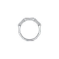 White Bamboo Ring