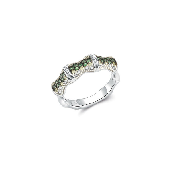 Emerald Bambus Ring