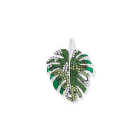 Malu Monstera Leaf Pendant