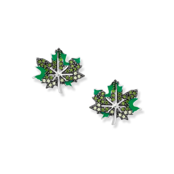 Ashley Maple Leaf Earrings