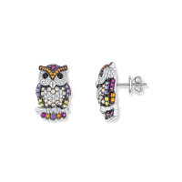 Elke Owl Earrings